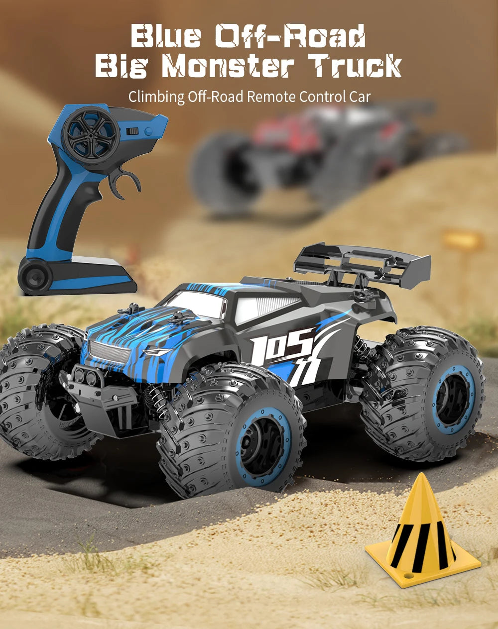 Zinom: Double Motors Drive Climbing RC Drift Monster Truck