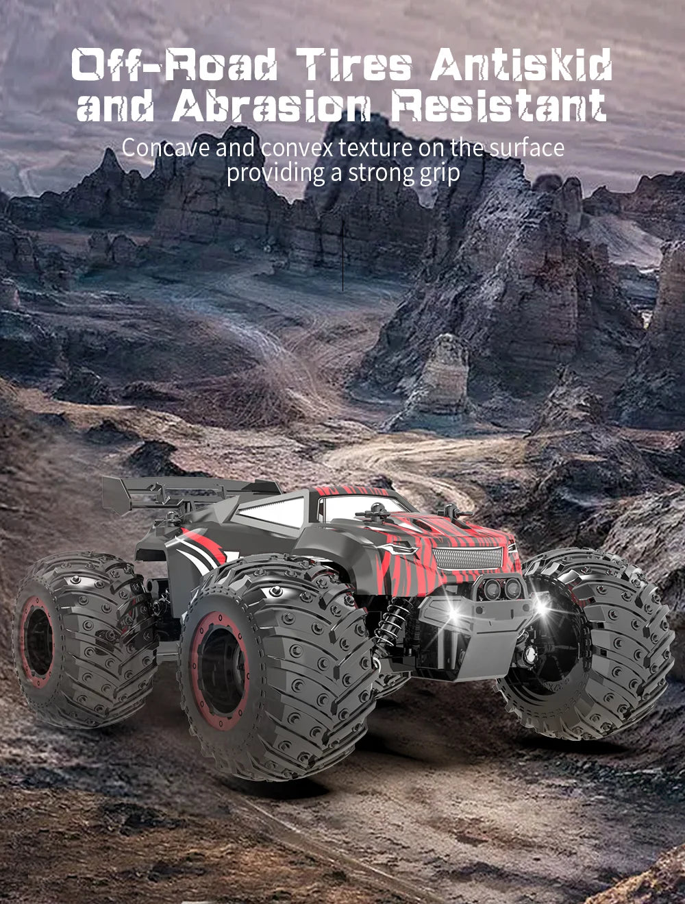 Zinom: Double Motors Drive Climbing RC Drift Monster Truck