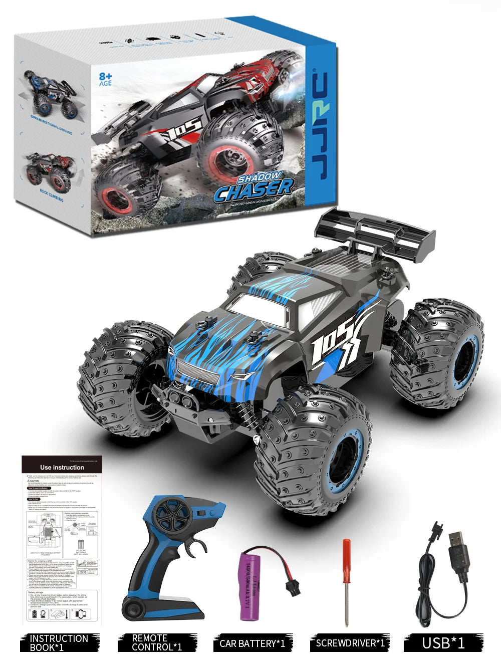 Zinom: Double Motors Drive Climbing RC Drift Monster Truck