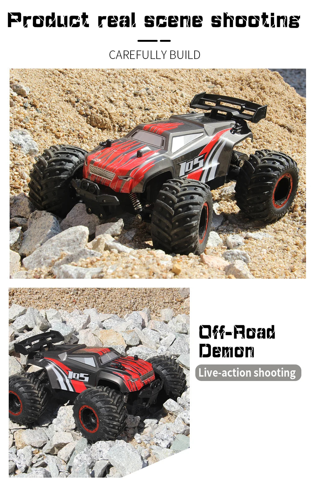 Zinom: Double Motors Drive Climbing RC Drift Monster Truck